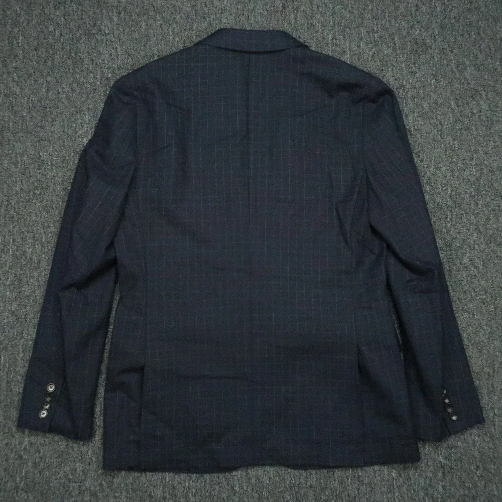 J Crew Blazer Mens Large 40R Blue Ludlow Slim Fit‎ Abraham Moon Wool